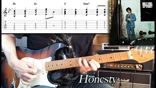 Honesty - Billy Joel Cover | Chord Progression & Melody | Tab | Tutorial | Lesson