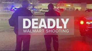 Family members gather to mourn at site of Walmart shooting