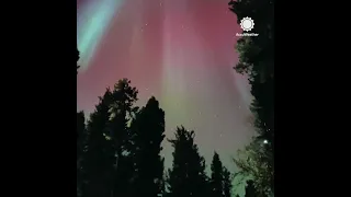 Red & Green Northern Lights / Aurora Dazzle Viewers | AccuWeather