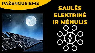 Ar Saulės elektrinė veikia nuo mėnulio šviesos?