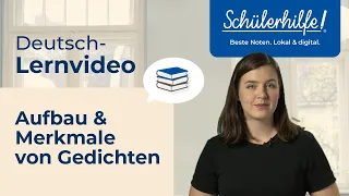 Aufbau und Merkmale von Gedichten | Gedichtanalyse 🎓 Schülerhilfe Lernvideo Deutsch