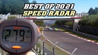 BEST OF 2021 | SPEED RADAR | Huracan ST evo, 991.2 cup, M2 CS, M6 GT3, R8 LMS, i30N, Cayman GT4, ...