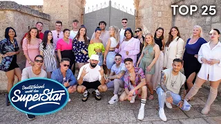 Das sind die TOP 25, die es in den Auslands-Recall geschafft haben! | DSDS 2022