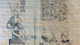 Hymn to Seth - Papyrus Paper Project - Ancient Egyptian Art