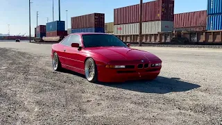 1991 BMW 850i Driving