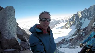 Climbing The Mallory Route In Chamonix