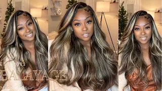 IMMACULATE ✨Pre-Colored Balayage Highlight Wig ft. Megalook Hair