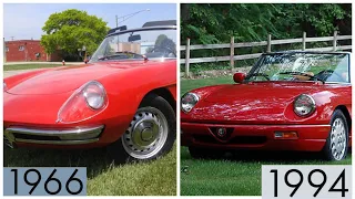 Alfa Romeo Spider Through The Years