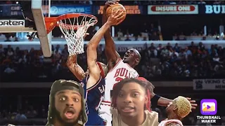 JORDAN HAD LOCKDOWN DEFENSE!! Ki & Jdot Reacts to Michael Jordan Defensive Highlights