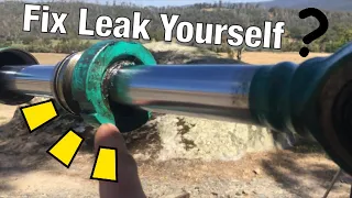 How To Fix A Leaking Hydraulic Cylinder, My First Go At Replacing Seals With Basic Tools