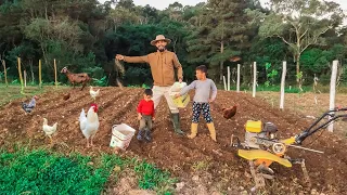 Transformando o Sítio em um Paraíso de Comida: Motocultivador, azevem e Vida em Família - T7 Ep.14