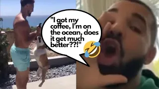 Klay Thompson Vibing out on his boat on IG LIVE - Drake Trolls Klay