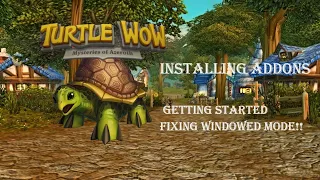 Turtle WoW Start Up - 4 Game Modes, Config, dual monitors and Installing Addons