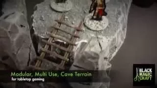 Modular Cave Terrain Tiles For D&D