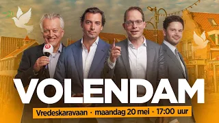 LIVE: De Vredeskaravaan in Volendam! Met Thierry Baudet en Ralf Dekker (FVD)