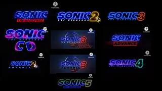 All Sonic Movie Logos (2020-2038) (CD-5 will be fanmade)