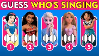 Guess Who's Singing 🎤🎶| Disney Song Quiz Challenge