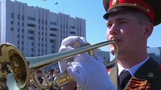 Russian Anthem - 2017 Victory Day Parade in Khabarovsk