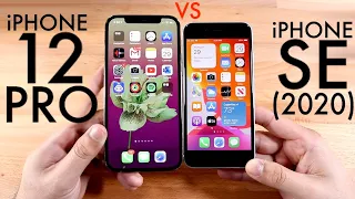 iPhone 12 Pro Vs iPhone SE (2020)! (Comparison) (Review)