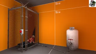 Half-Life 2: Zombie Fire Cage Test 🔥