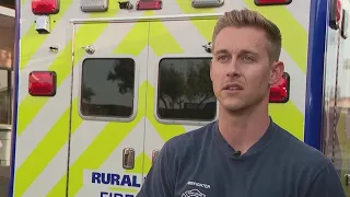 Arizona firefighter saves child born 9 weeks premature