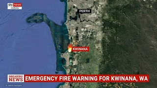 Emergency bushfire warning issued for southern Perth suburb