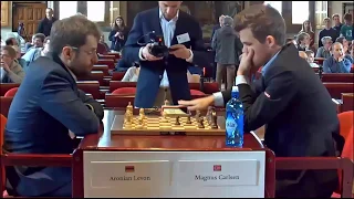 VERY EXCITING!! Levon Aronian vs Magnus Carlsen || Blitz chess 2017