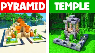 Minecraft: 3 NEW Mini Structures for Survival | TUTORIAL