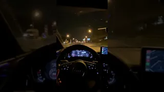 A5 Audi night drive