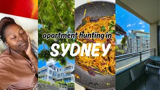 APARTMENT HUNTING IN SYDNEY AUSTRALIA | high rent | feeling lonely | reset | grocery haul | Part 2