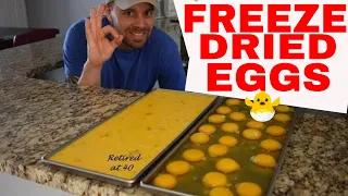HARVESTRIGHT-- Freeze Dried RAW 🍳Eggs🍳 Cost and Rehydrating