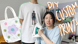 DIY Custom Print T-Shirts (Kmart Iron-on Transfer Paper Review) | halfsoybean