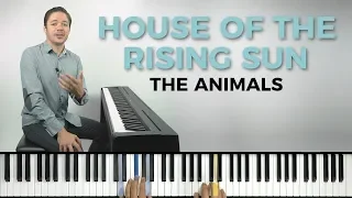 How to play 'House of The Rising Sun' by The Animals on the piano -- Playground Sessions