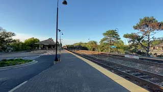 Metra inbound MD-N train in Deerfield station