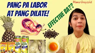 PINYA, CHUCKIE, LUYA, ITLOG, Pepper para mag LABOR at mag PATAAS NG CM| LABOR INDUCING FOODS