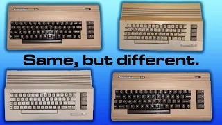 How the Commodore 64 Hardware Changed Over the Years.