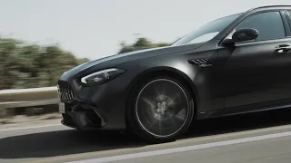 All-new 2023 Mercedes AMG C 63 S E PERFORMANCE Estate - Driving Scenes Footage