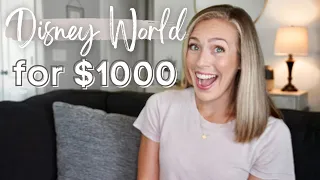 How to Go to Disney World for $1000 for Two | Planning a Disney Vacation for $1000