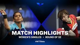 Sreeja Akula vs Suh Hyowon| WTT Star Contender Doha 2021 | WS | R32