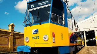 WorldofTrams Teil2: Tatra T6A2 Straßenbahn in Leipzig