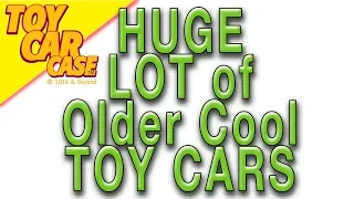 Huge Collection of Older Cool REDLINE Hot Wheels Cars TOY CAR CASE