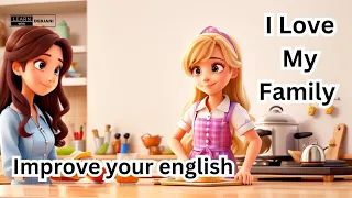 (I Love My Family) | Improve your english | learn english |