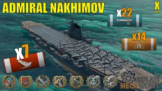 Admiral Nakhimov 7 Kills & 308k Damage | World of Warships Gameplay