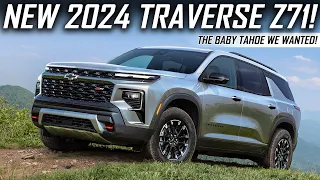 New 2024 Chevy Traverse Z71 | The Baby Tahoe We Wanted!