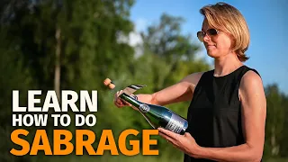 How to Do Sabrage (Open Champagne Bottle With Sabre)