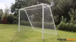 Garden Goal - Footie Goal 8'x6' (2.4x1.8m) - Grass Surface PVC goalpost #goalpost #gardengoals