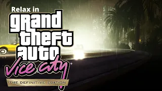 Relaxing Rain Ambience in GTA: Vice City ~ Relaxing Video Game Sounds For Sleep & Chill