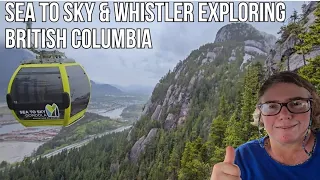 Sea to Sky & Whistler Blackcomb / Gondola Ride & Hike Shannon falls Squamish British Columbia 2024