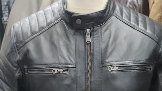 Best Leather Black Motorcycle Biker Jacket | Budget Leather Jacket | Genuine sheepskin jacket UK