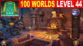 100 Worlds LEVEL 44 Walkthrough - Escape Room Game 100 Worlds Guide